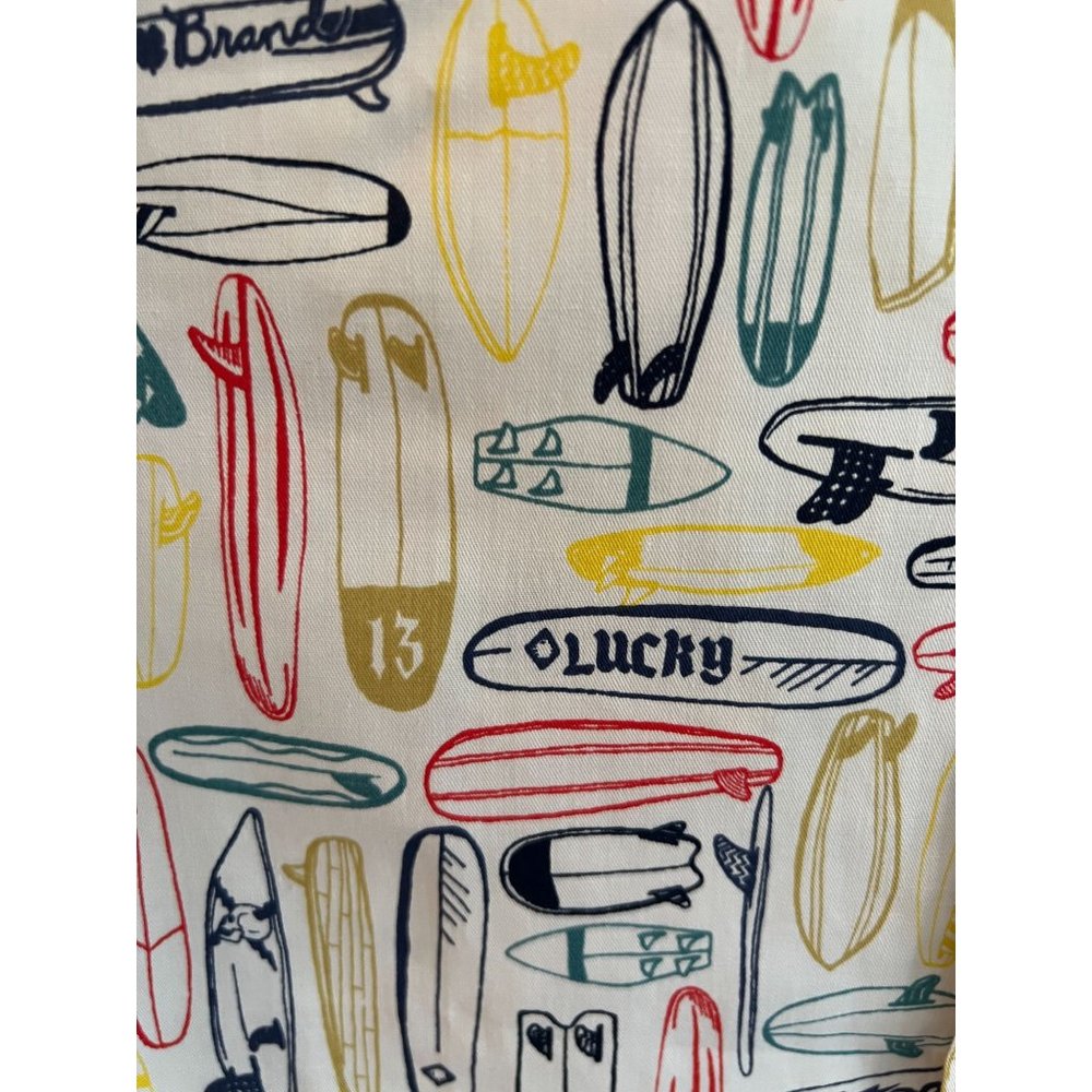 Boys Lucky Brand Surfboard Skateboard Short Sleeve Size Large Button Up … - Picture 5 of 9